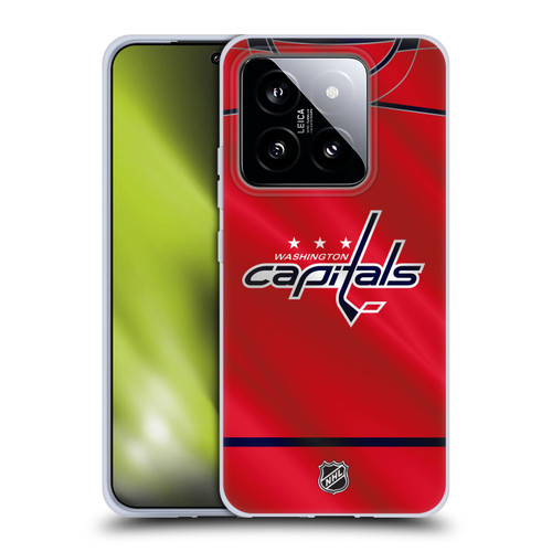 NHL Washington Capitals Jersey Soft Gel Case for Xiaomi 14