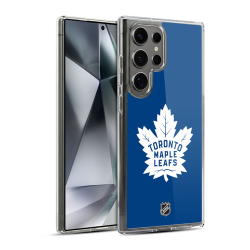 NHL Toronto Maple Leafs Plain Soft Gel Case for Samsung Galaxy S24 Ultra 5G & MagSafe