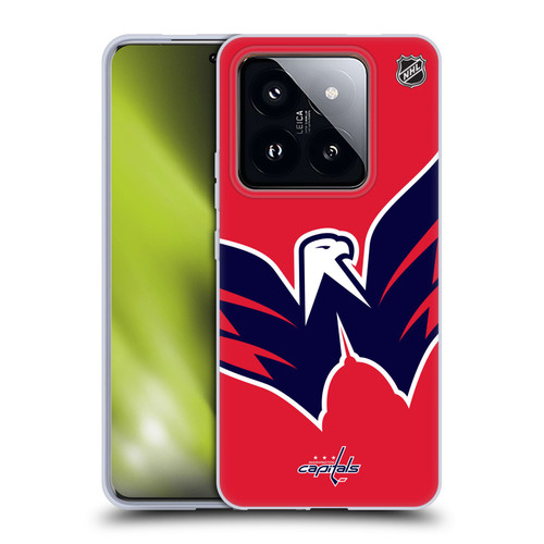 NHL Washington Capitals Oversized Soft Gel Case for Xiaomi 14 Pro