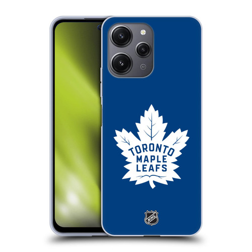 NHL Toronto Maple Leafs Plain Soft Gel Case for Xiaomi Redmi 12