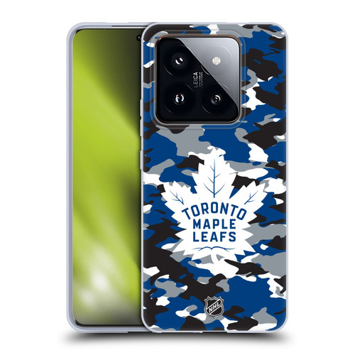 NHL Toronto Maple Leafs Camouflage Soft Gel Case for Xiaomi 14 Pro
