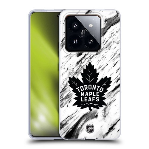 NHL Toronto Maple Leafs Marble Soft Gel Case for Xiaomi 14 Pro