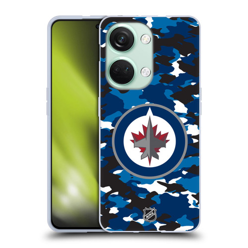 NHL Winnipeg Jets Camouflage Soft Gel Case for OnePlus Nord 3 5G