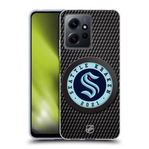 NHL Seattle Kraken Puck Texture Soft Gel Case for Xiaomi Redmi Note 12 4G