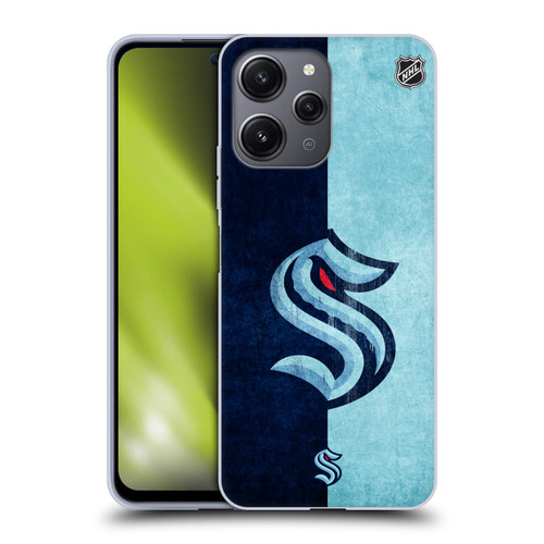 NHL Seattle Kraken Half Distressed Soft Gel Case for Xiaomi Redmi 12