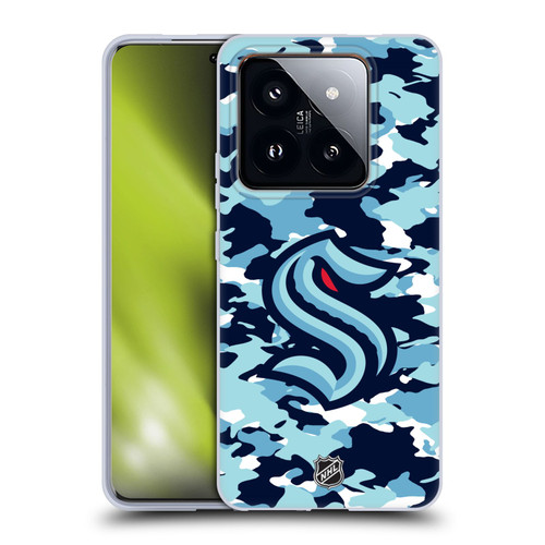 NHL Seattle Kraken Camouflage Soft Gel Case for Xiaomi 14 Pro
