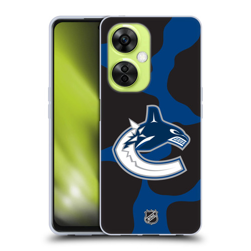 NHL Vancouver Canucks Cow Pattern Soft Gel Case for OnePlus Nord CE 3 Lite 5G