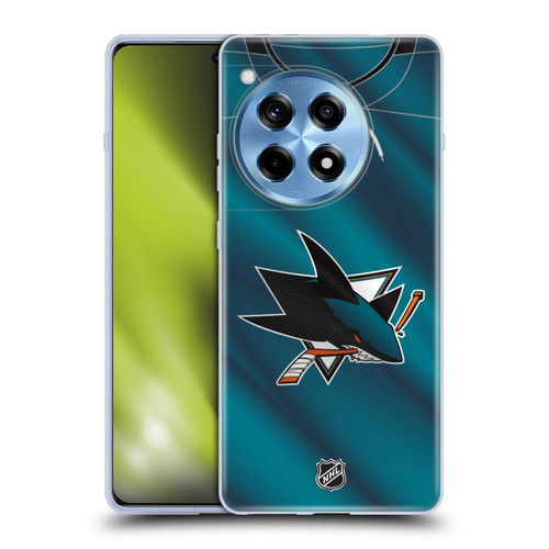 NHL San Jose Sharks Jersey Soft Gel Case for OnePlus 12R