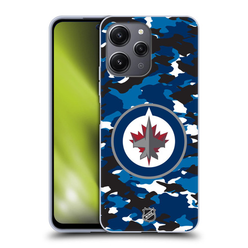 NHL Winnipeg Jets Camouflage Soft Gel Case for Xiaomi Redmi 12