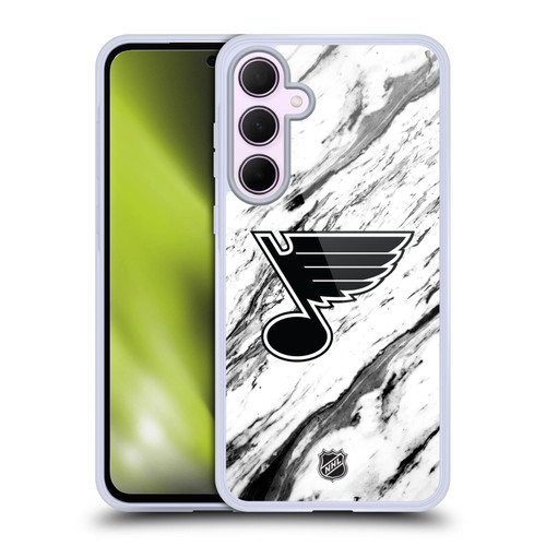 NHL St Louis Blues Marble Soft Gel Case for Samsung Galaxy A35 5G