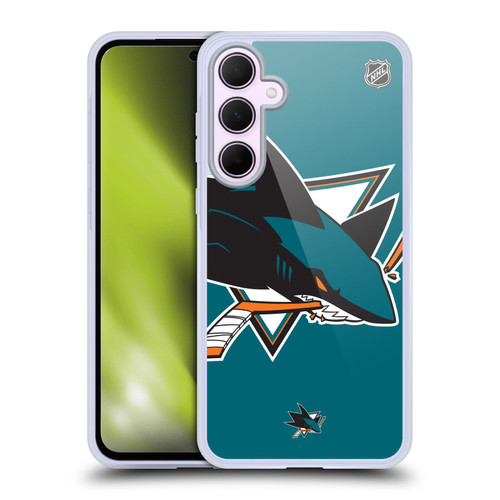 NHL San Jose Sharks Oversized Soft Gel Case for Samsung Galaxy A35 5G