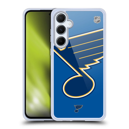 NHL St Louis Blues Oversized Soft Gel Case for Samsung Galaxy A55 5G