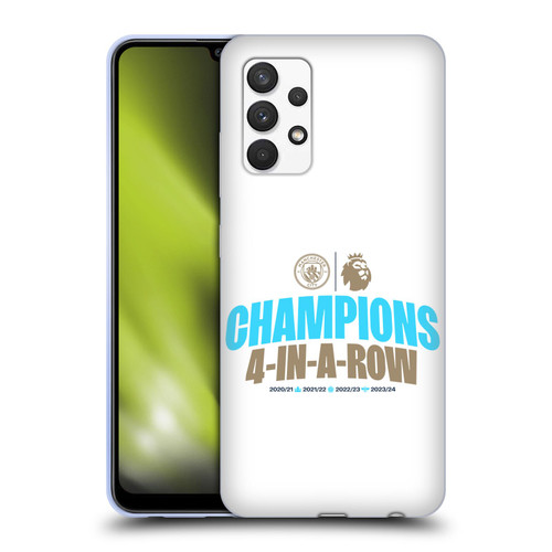 Manchester City Man City FC 2024 Premier League Champions 4 In A Row Light Soft Gel Case for Samsung Galaxy A32 (2021) Manchester City Man City FC 2024 Premier League Champions 4 In A Row Light Soft Gel Case for Samsung Galaxy A32 (2021)