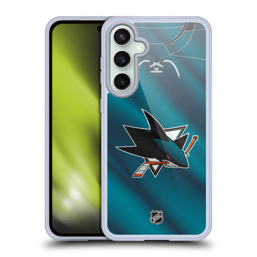 NHL San Jose Sharks Jersey Soft Gel Case for Samsung Galaxy S23 FE 5G