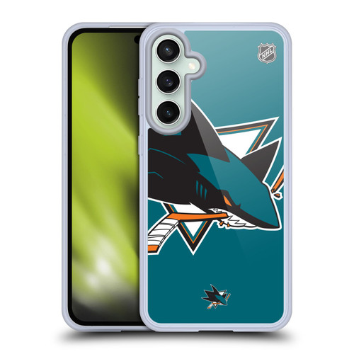 NHL San Jose Sharks Oversized Soft Gel Case for Samsung Galaxy S23 FE 5G