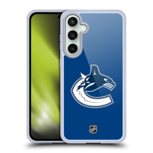NHL Vancouver Canucks Plain Soft Gel Case for Samsung Galaxy S23 FE 5G