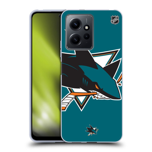 NHL San Jose Sharks Oversized Soft Gel Case for Xiaomi Redmi Note 12 4G