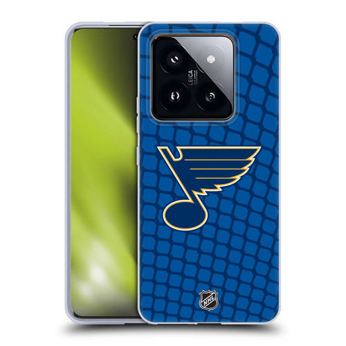 NHL St Louis Blues Net Pattern Soft Gel Case for Xiaomi 14 Pro