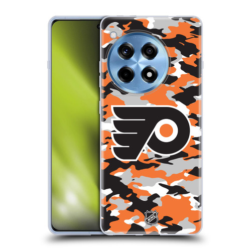 NHL Philadelphia Flyers Camouflage Soft Gel Case for OnePlus 12R