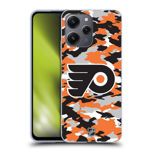 NHL Philadelphia Flyers Camouflage Soft Gel Case for Xiaomi Redmi 12