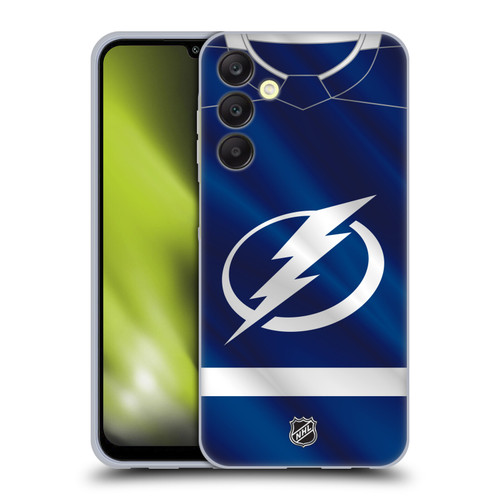 NHL Tampa Bay Lightning Jersey Soft Gel Case for Samsung Galaxy A25 5G