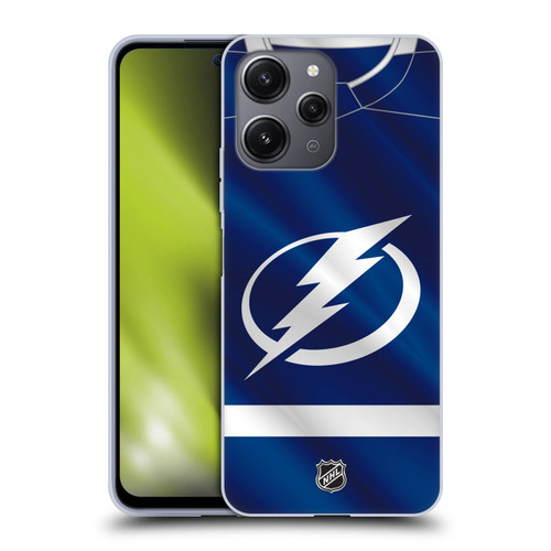 NHL Tampa Bay Lightning Jersey Soft Gel Case for Xiaomi Redmi 12