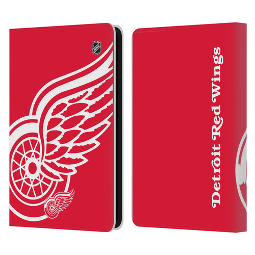 NHL Detroit Red Wings Oversized Leather Book Wallet Case Cover For Amazon Kindle 11th Gen 6in 2022