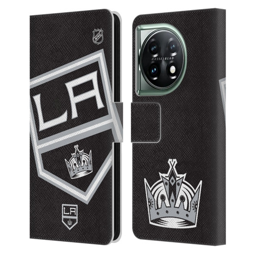 NHL Los Angeles Kings Oversized Leather Book Wallet Case Cover For OnePlus 11 5G