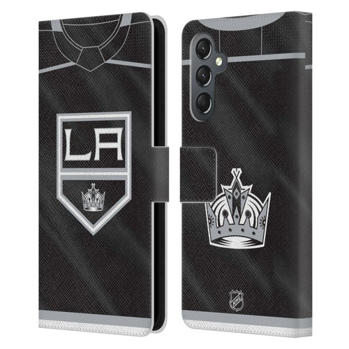 NHL Los Angeles Kings Jersey Leather Book Wallet Case Cover For Samsung Galaxy A25 5G