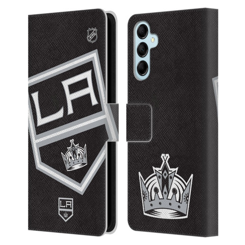 NHL Los Angeles Kings Oversized Leather Book Wallet Case Cover For Samsung Galaxy M14 5G