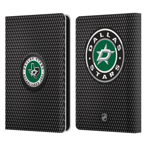 NHL Dallas Stars Puck Texture Leather Book Wallet Case Cover For Amazon Kindle 11th Gen 6in 2022