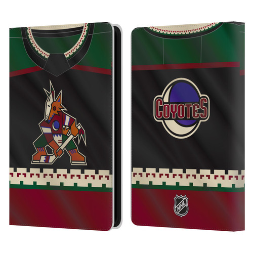 NHL Arizona Coyotes Jersey Leather Book Wallet Case Cover For Amazon Kindle Paperwhite 5 (2021)