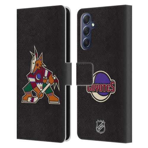 NHL Arizona Coyotes Plain Leather Book Wallet Case Cover For Samsung Galaxy M54 5G