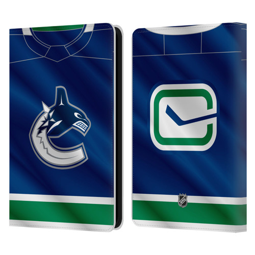 NHL Vancouver Canucks Jersey Leather Book Wallet Case Cover For Amazon Kindle 11th Gen 6in 2022