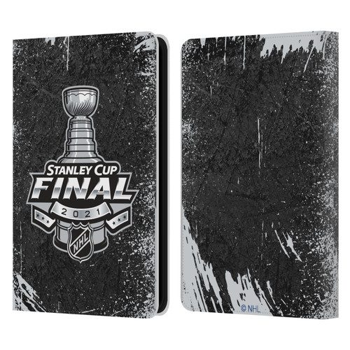 NHL 2021 Stanley Cup Final Distressed Leather Book Wallet Case Cover For Amazon Kindle 11th Gen 6in 2022