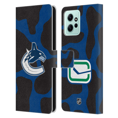 NHL Vancouver Canucks Cow Pattern Leather Book Wallet Case Cover For Xiaomi Redmi 12