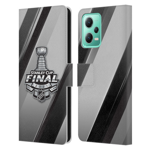 NHL 2021 Stanley Cup Final Stripes 2 Leather Book Wallet Case Cover For Xiaomi Redmi Note 12 5G