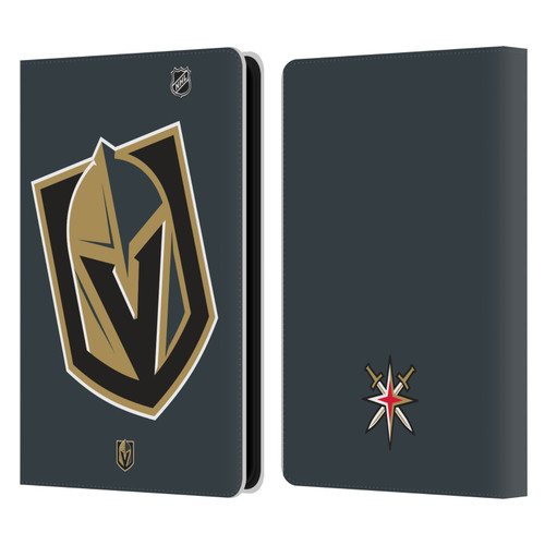 NHL Vegas Golden Knights Oversized Leather Book Wallet Case Cover For Amazon Kindle Paperwhite 5 (2021)