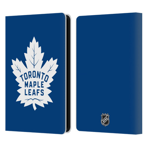 NHL Toronto Maple Leafs Plain Leather Book Wallet Case Cover For Amazon Kindle Paperwhite 5 (2021)