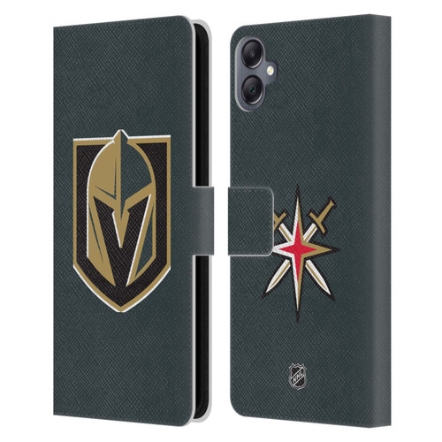 NHL Vegas Golden Knights Plain Leather Book Wallet Case Cover For Samsung Galaxy A05