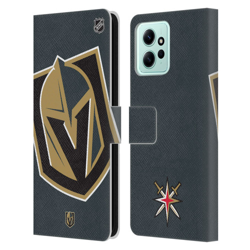 NHL Vegas Golden Knights Oversized Leather Book Wallet Case Cover For Xiaomi Redmi 12