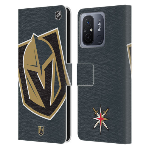 NHL Vegas Golden Knights Oversized Leather Book Wallet Case Cover For Xiaomi Redmi 12C