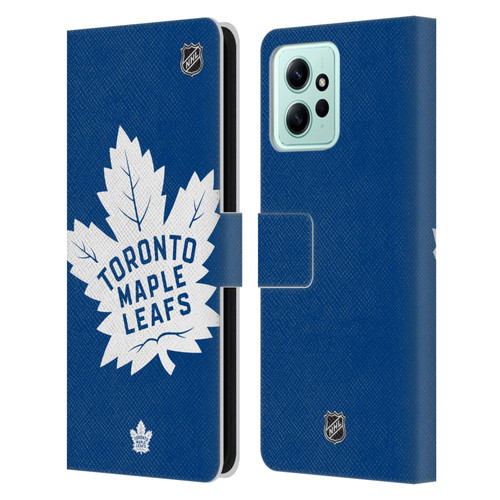 NHL Toronto Maple Leafs Oversized Leather Book Wallet Case Cover For Xiaomi Redmi 12
