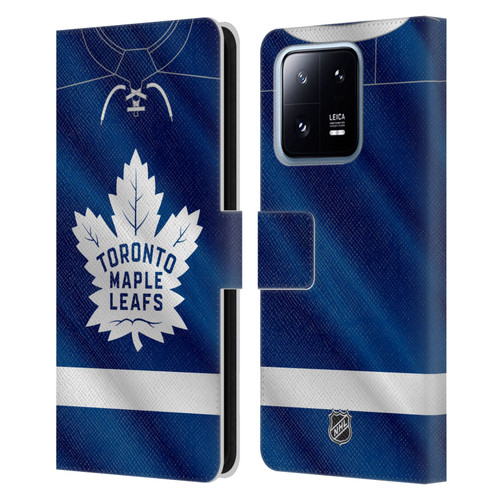 NHL Toronto Maple Leafs Jersey Leather Book Wallet Case Cover For Xiaomi 13 Pro 5G