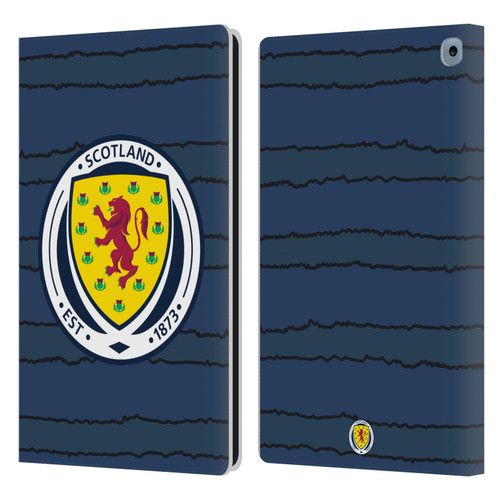 Scotland National Football Team Kits 2019-2021 Home Leather Book Wallet Case Cover For Amazon Fire HD 10 / Plus 2021