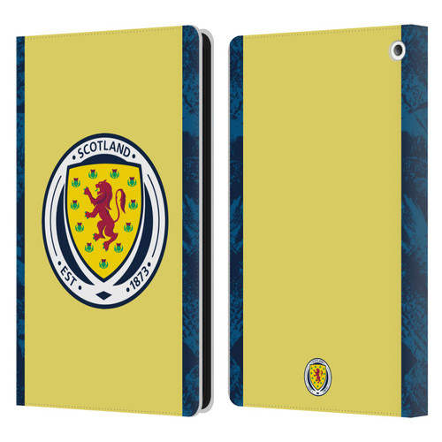 Scotland National Football Team Kits 2020 Home Goalkeeper Leather Book Wallet Case Cover For Amazon Fire HD 8/Fire HD 8 Plus 2020