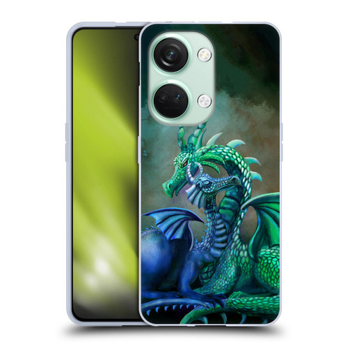 Rose Khan Dragons Green And Blue Soft Gel Case for OnePlus Nord 3 5G