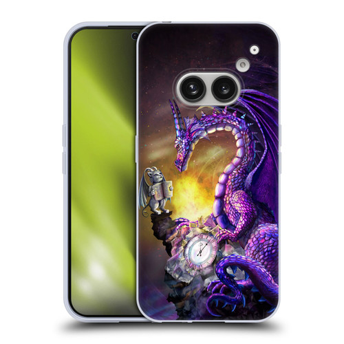 Rose Khan Dragons Purple Time Soft Gel Case for Nothing Phone (2a)