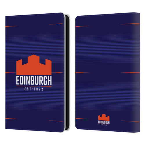 Edinburgh Rugby 2023/24 Crest Kit Home Leather Book Wallet Case Cover For Amazon Kindle Paperwhite 5 (2021)