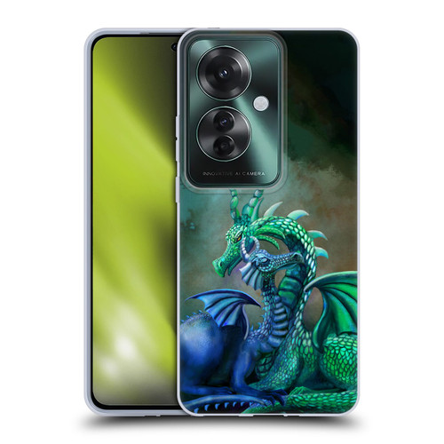 Rose Khan Dragons Green And Blue Soft Gel Case for OPPO Reno11 F 5G / F25 Pro 5G